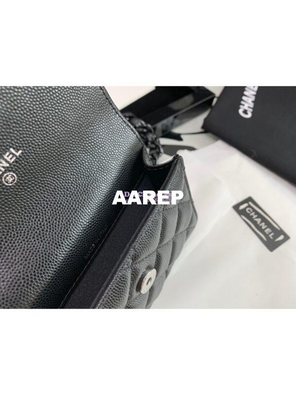 Replica Chanel Grained Calfskin Belt Flap Card Holder AP1955 9