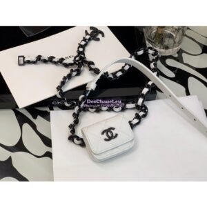 Replica Chanel Belt Airpods Pro Holder AP1956 White 2