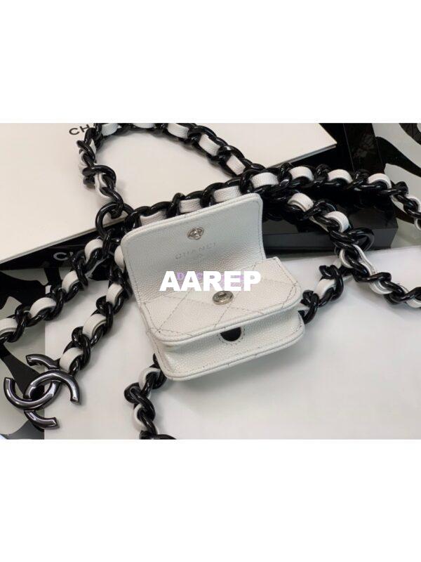 Replica Chanel Belt Airpods Pro Holder AP1956 White 3