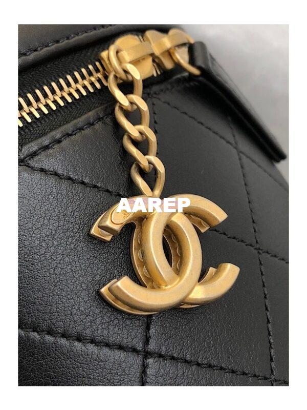 Replica Chanel Vanity Bag in Calfskin AS2061 Black 6