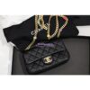 Replica Chanel Mini Square Resin Bag AS2379 Black 2