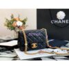 Replica Chanel Low-Top Sneaker Plain Toe Casual Style Blended Fabrics Street Style Black White 2