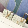 Replica Chanel 19 Flap Bag AS1160 AS1161 Iridescent Calfskin Pink