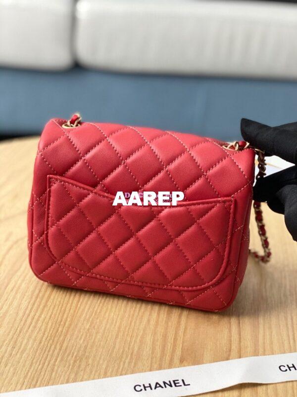 Replica Chanel Lambskin Flap Bag AS1786 Red 5