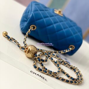 Replica Chanel Lambskin Flap Bag AS1786 Blue 2