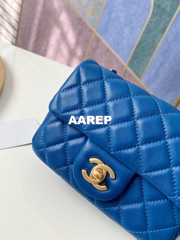 Replica Chanel Lambskin Flap Bag AS1786 Blue 3