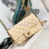 Replica Chanel Lambskin Charm Strap Flap Bag AS1787 Iridescent Ivory