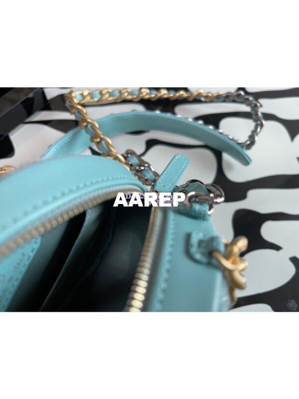 Replica Chanel Sequins 19 Clutch With Chain AP0945 Green 10
