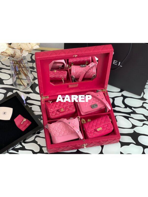 Replica Chanel Sets Of 4 Mini’s Bags AS1949 Pink (Limited) 3