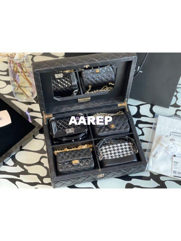 Replica Chanel Sets Of 4 Mini’s Bags AS1949 Black (Limited) 4