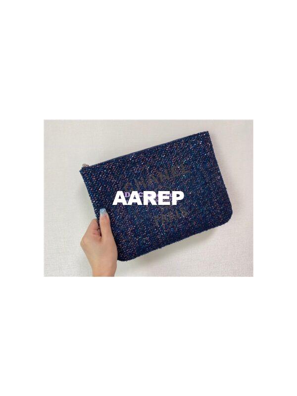 Replica Chanel Viscose Sequins Pouch A81980 4