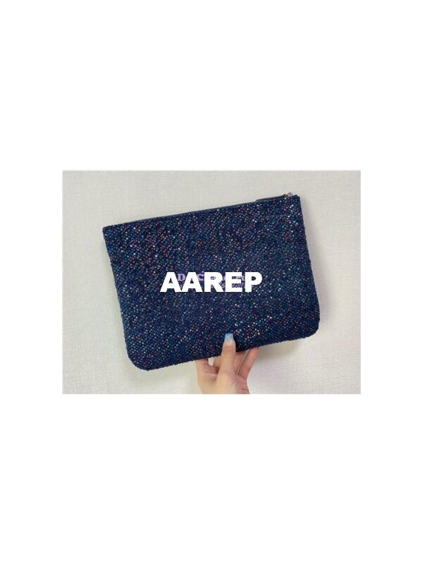 Replica Chanel Viscose Sequins Pouch A81980 8