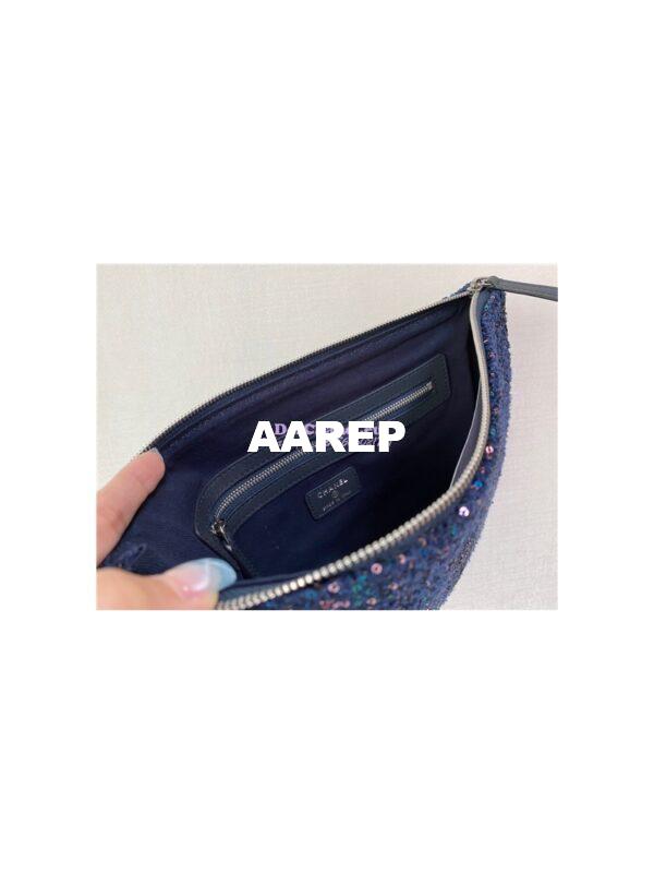 Replica Chanel Viscose Sequins Pouch A81980 11
