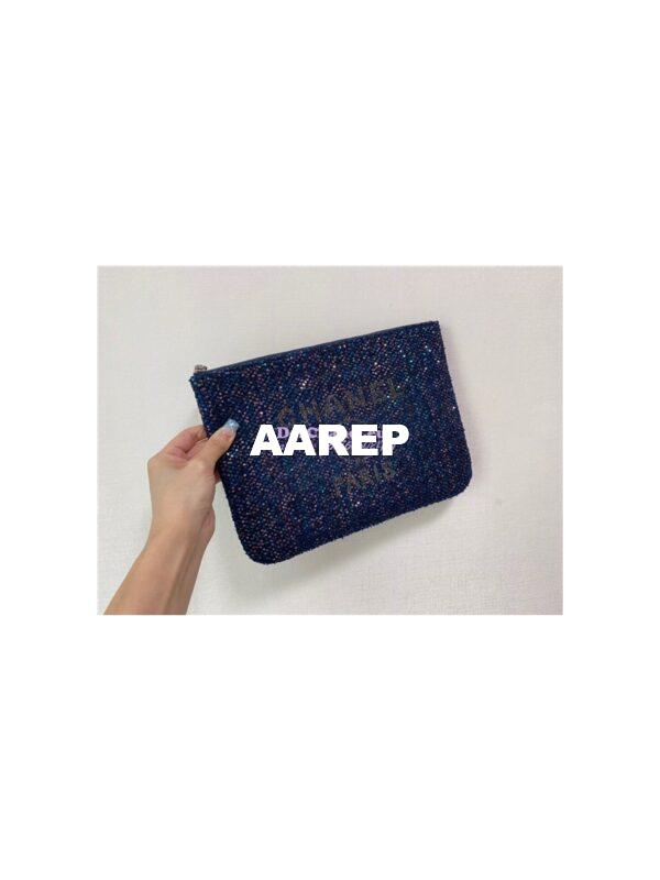 Replica Chanel Viscose Sequins Pouch A81980 12