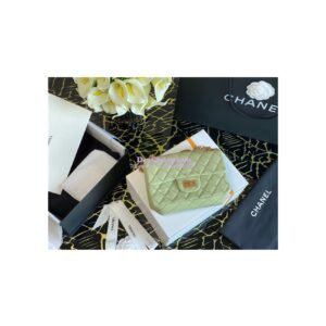Replica Chanel Reissue 2.55 Small Flap Bag in Aged Calfskin AS0874 in Green 2