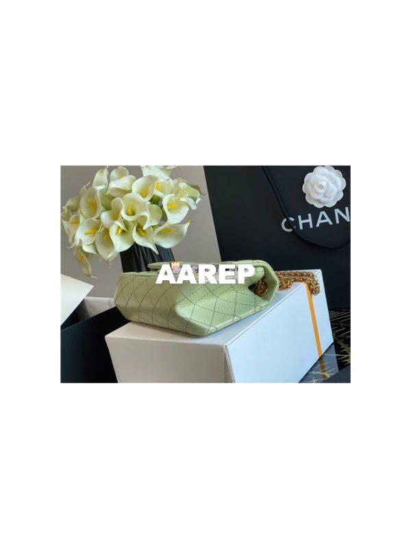 Replica Chanel Reissue 2.55 Small Flap Bag in Aged Calfskin AS0874 in Green 7