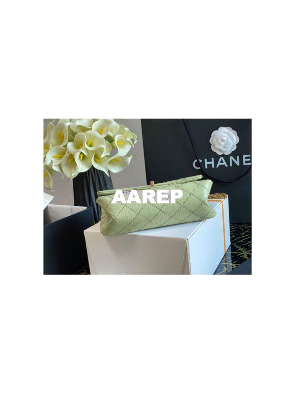 Replica Chanel Reissue 2.55 Small Flap Bag in Aged Calfskin AS0874 in Green 8
