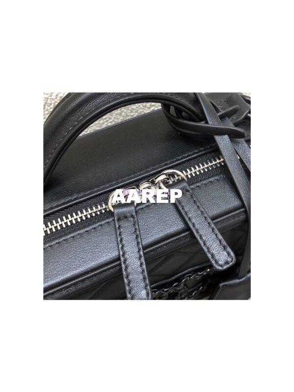 Replica Chanel CC Filigree Vanity Case A93343 So Black Lambskin 14