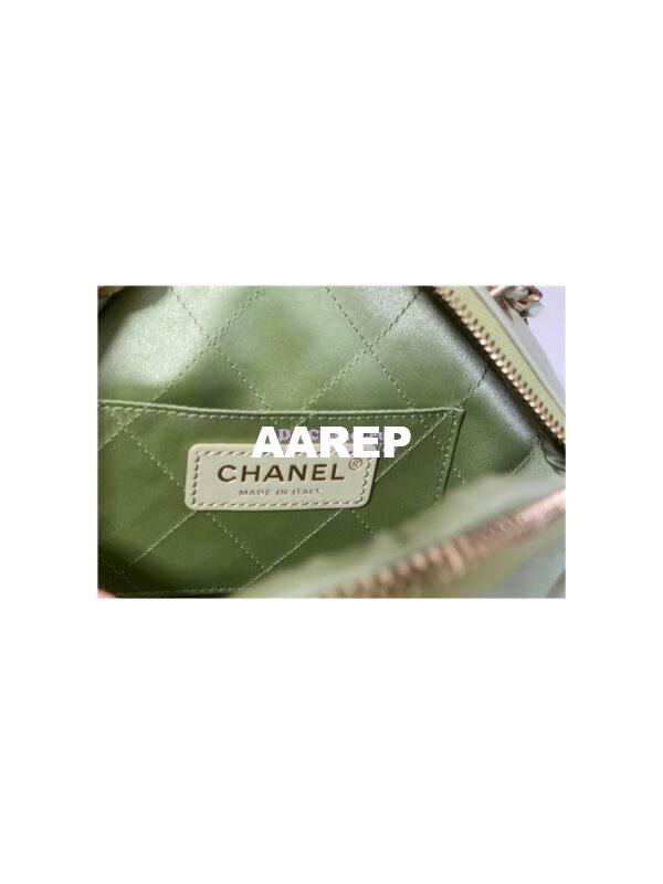 Replica Chanel Diamond Bag AS2201 in Smooth Calfskin Green 8