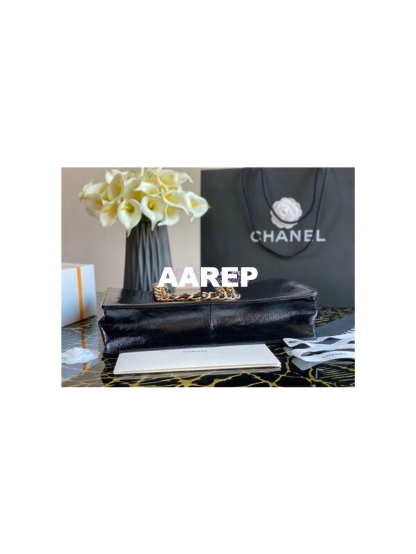 Replica Chanel Shiny Aged Calfskin Shopping Bag AS1943 Black 5