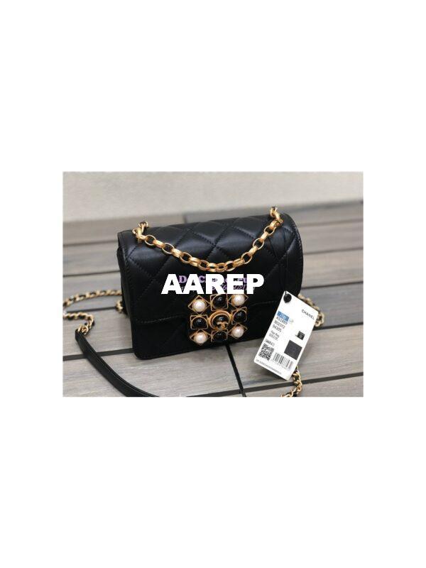 Replica Chanel Onyx Pearl Bag AS1889 Black 2