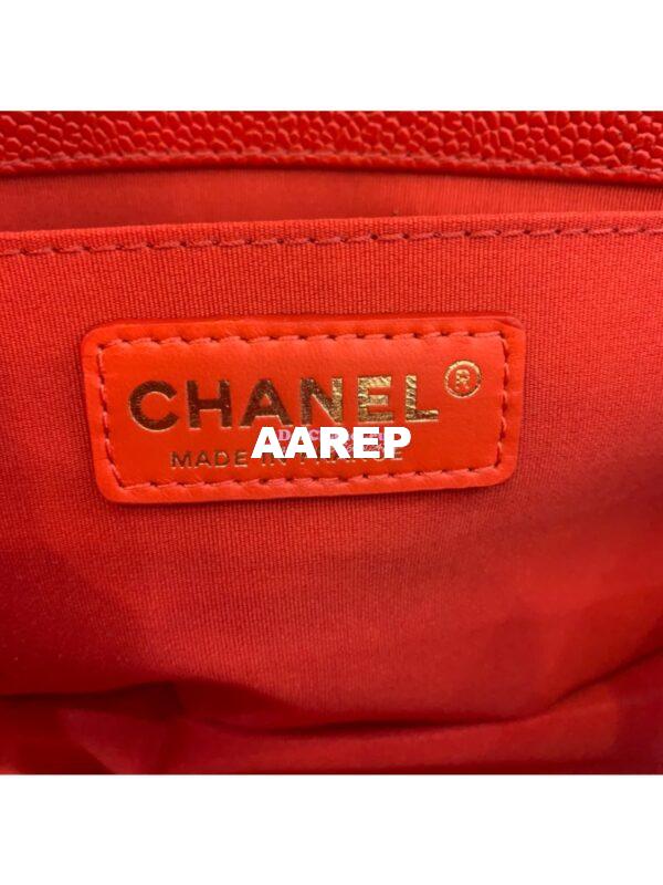 Replica Chanel Le boy Caviar Bag 67086 Red 15