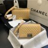 Replica Chanel Le boy Lambskin Bag 67086 Green