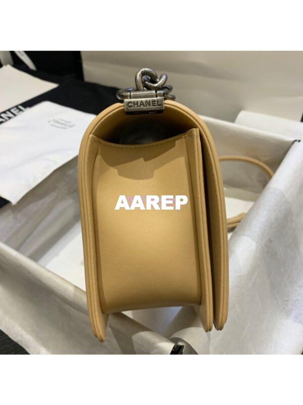 Replica Chanel Le boy Lambskin Bag 67086 Beige 13