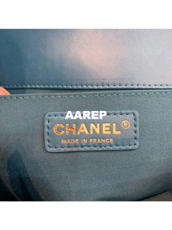 Replica Chanel Le boy Lambskin Bag 67086 Turquoise 9