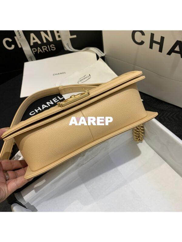 Replica Chanel Le boy Caviar Bag 67086 Beige 8