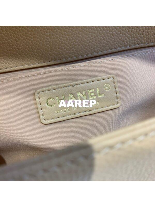 Replica Chanel Le boy Caviar Bag 67086 Beige 11