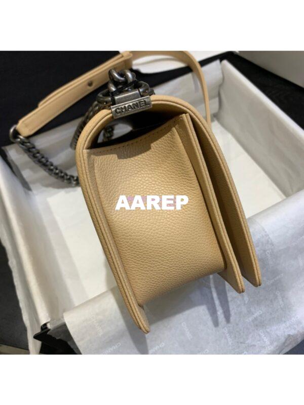 Replica Chanel Le boy Caviar Bag 67086 Beige 15