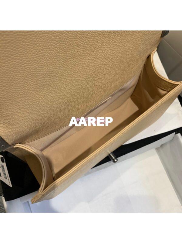 Replica Chanel Le boy Caviar Bag 67086 Beige 17