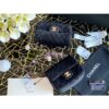 Replica Chanel Velvet with Strass Charm Strap Mini Flap Bag AS1786 Blue 2