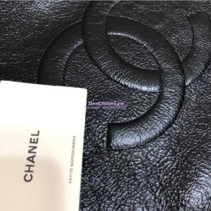 Replica Chanel Shiny Aged Calfskin Shopping Bag AS1945 Black 2