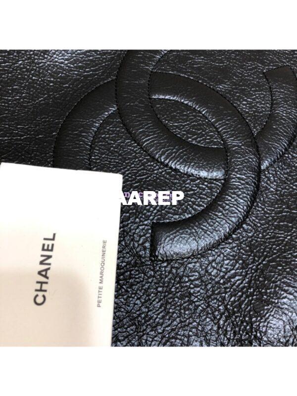 Replica Chanel Shiny Aged Calfskin Shopping Bag AS1945 Black 2