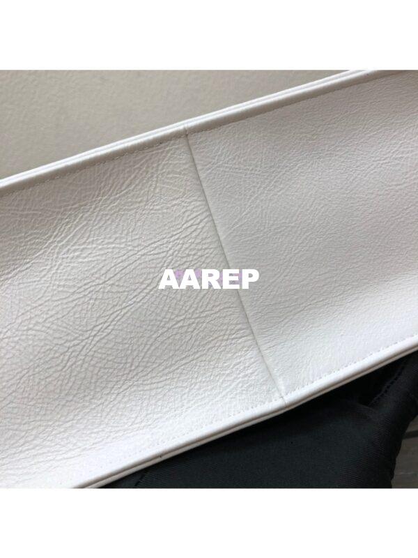 Replica Chanel Shiny Aged Calfskin Shopping Bag AS1945 White 6