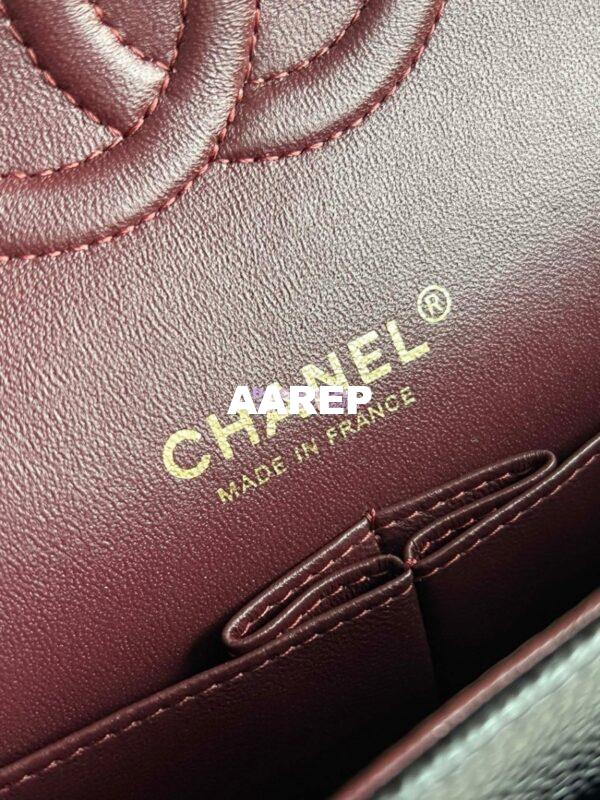 Replica Chanel CF 1112 Classic Flap Caviar in Black Bag 18