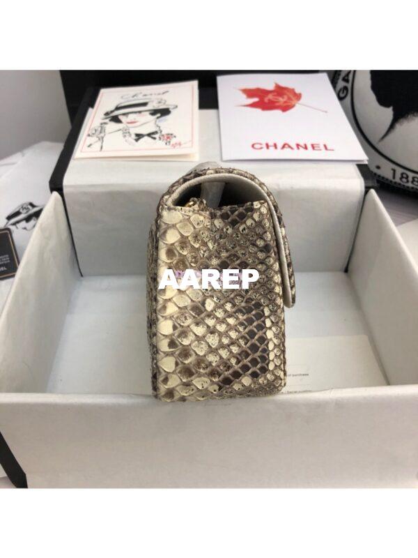 Replica Chanel Python Small 20cm Classic Flap Bag 25 4
