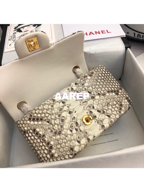 Replica Chanel Python Small 20cm Classic Flap Bag 25 5
