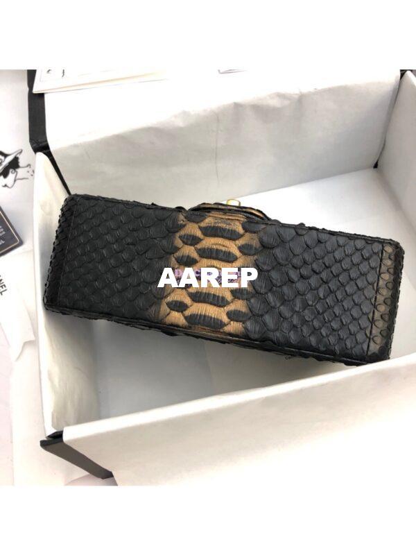 Replica Chanel Python Small 20cm Classic Flap Bag 24 5