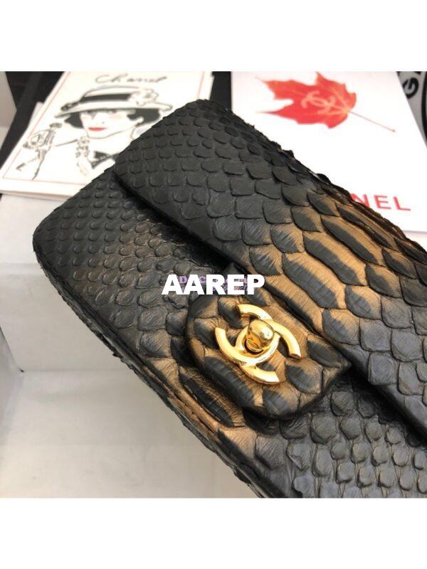 Replica Chanel Python Small 20cm Classic Flap Bag 24 8
