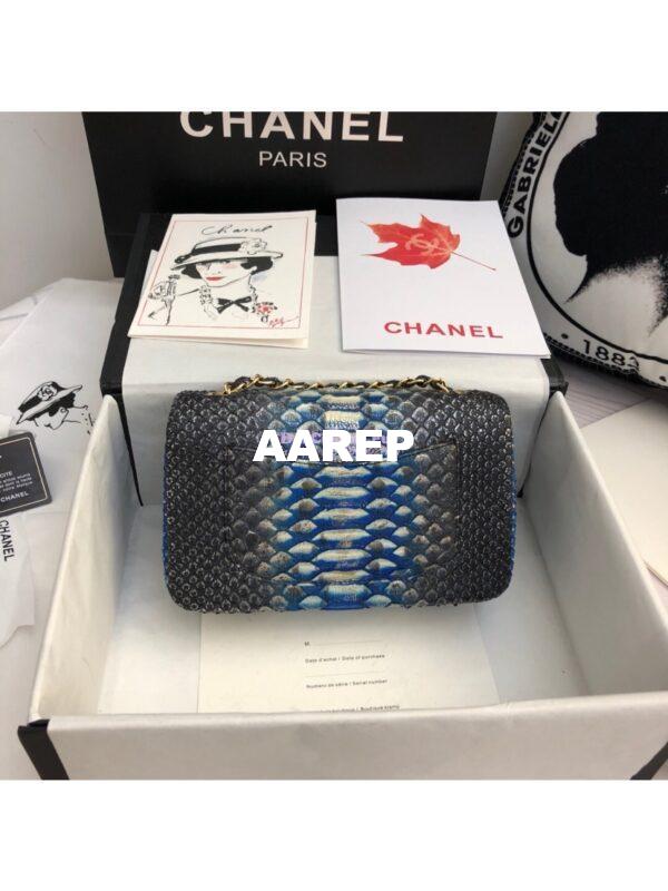 Replica Chanel Python Small 20cm Classic Flap Bag 23 10