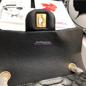 Replica Chanel Python Small 20cm Classic Flap Bag 22 2