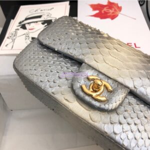 Replica Chanel Python Small 20cm Classic Flap Bag 21 2