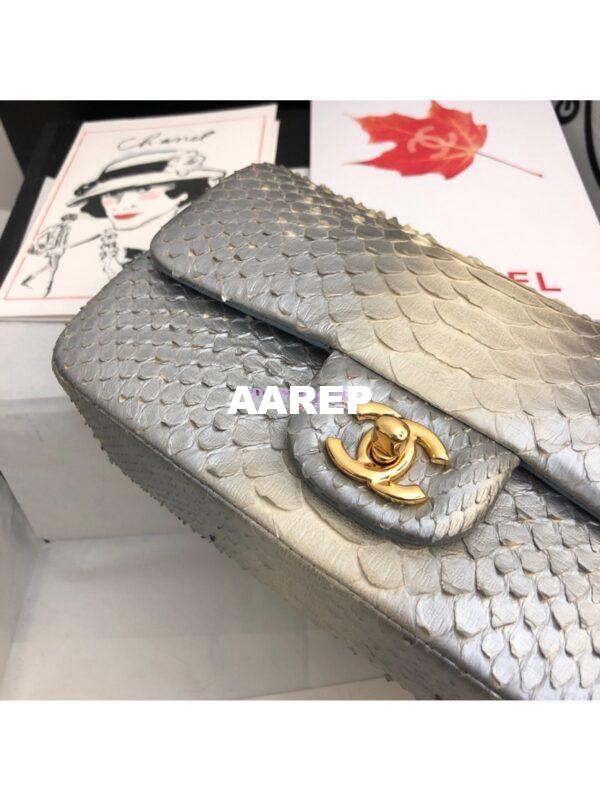 Replica Chanel Python Small 20cm Classic Flap Bag 21 2