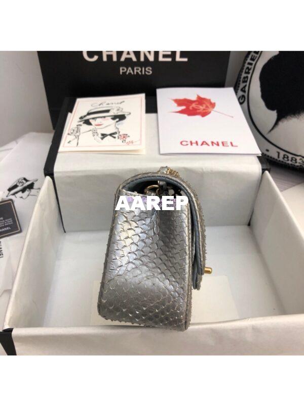 Replica Chanel Python Small 20cm Classic Flap Bag 21 6