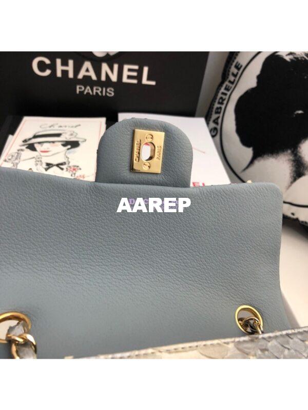 Replica Chanel Python Small 20cm Classic Flap Bag 21 7