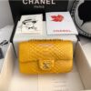 Replica Chanel Python Small 20cm Classic Flap Bag Blue Agate 2