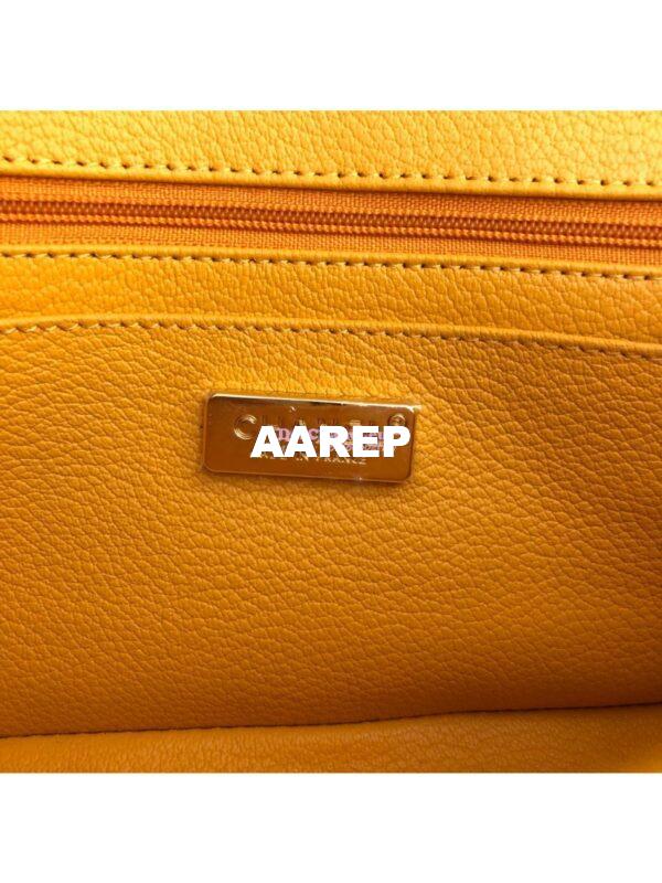 Replica Chanel Python Small 20cm Classic Flap Bag Gold 8